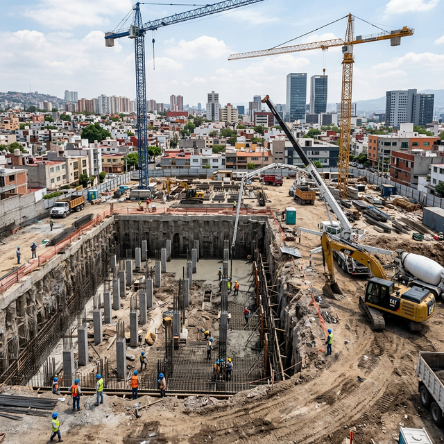 Proyecto de cimentación Centro Comercial